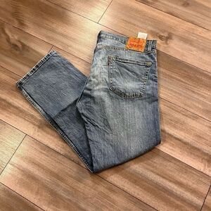 Levi 505 Medium‎ Wash Denim Jeans Men 36x30